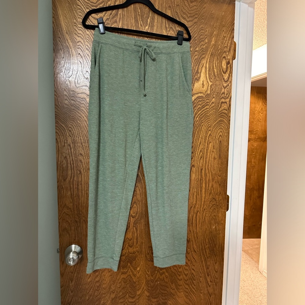 32 Degree Men’s Ribbed Green Jogger Pants